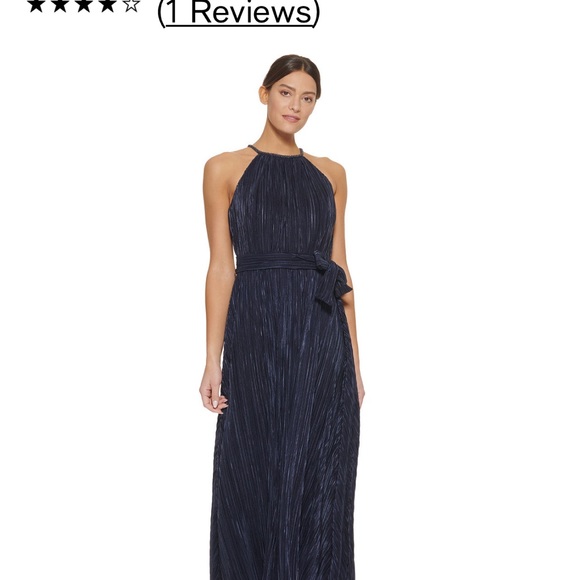 Mother of the bride / groom. DKNY gown. Beautiful navy blue. - Picture 12 of 12